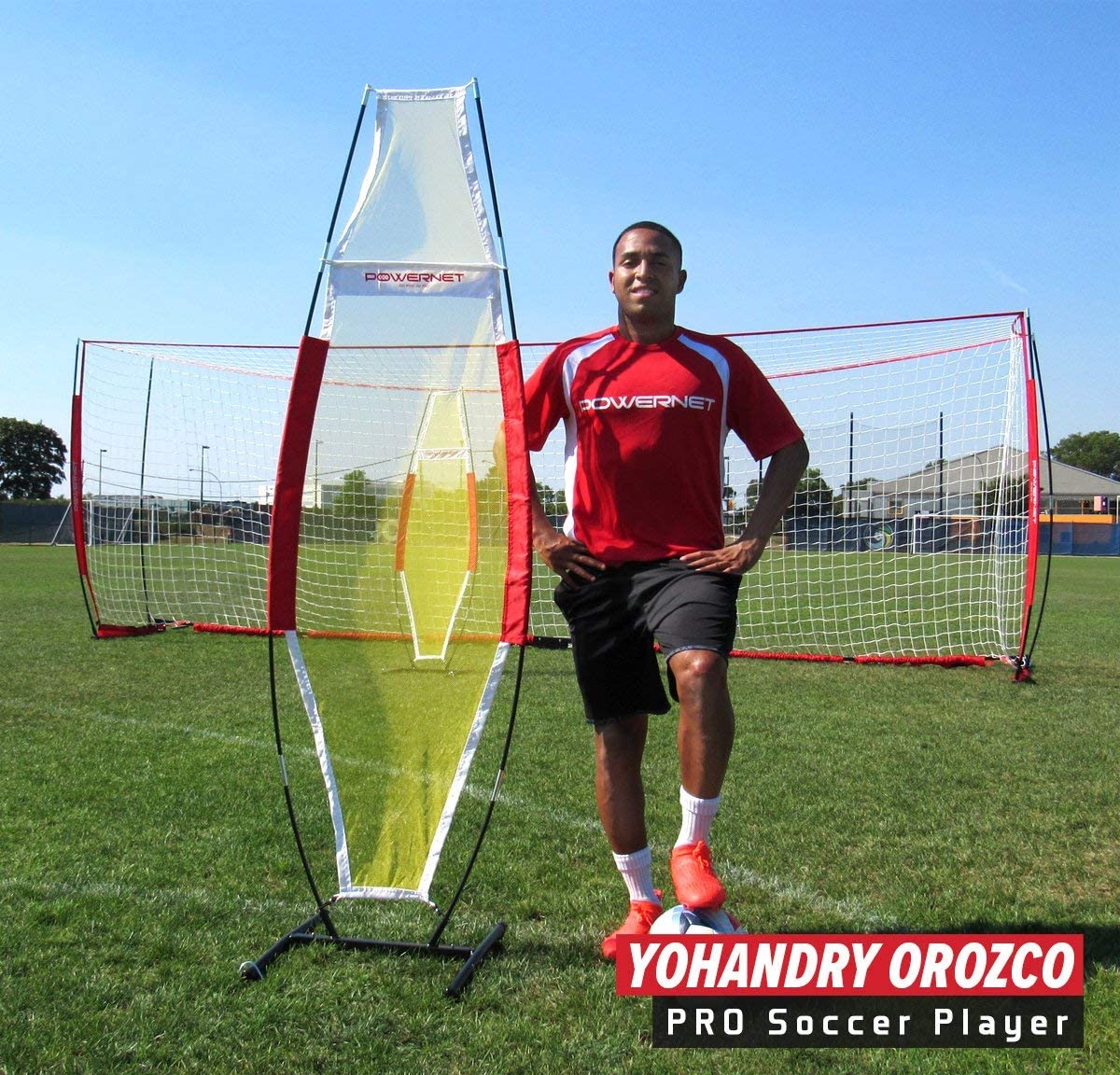 PowerNet Portable Defender Practice Dummy for Soccer and Basketball 77" x 23"
