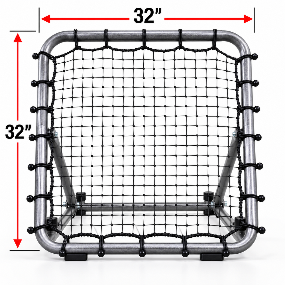 Pro Portable Baseball & Softball Rebounder 32" x 32" Compact