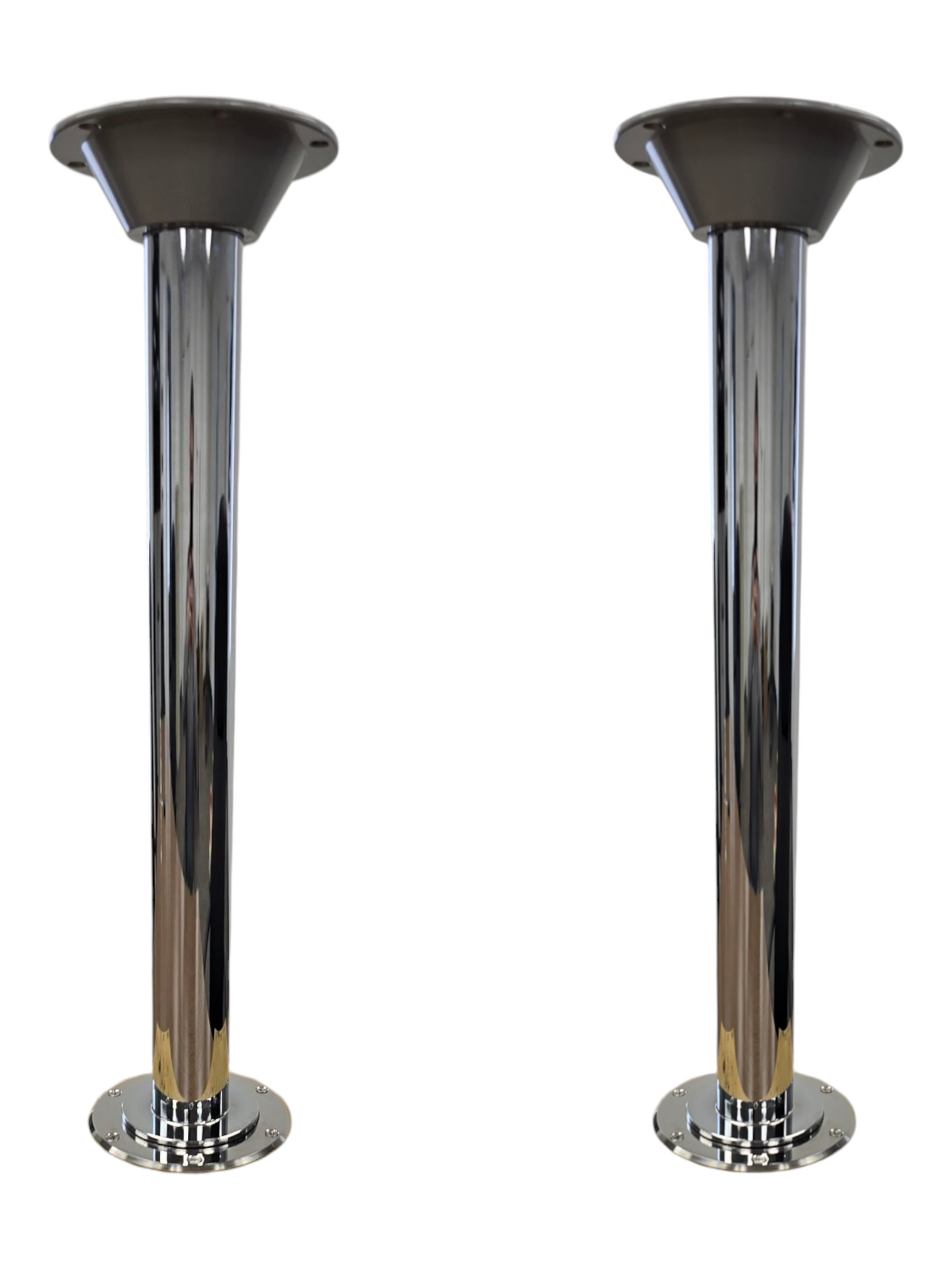 Boat Table Bracket, Table Post & Flush Mount Floor Plate - Stainless Steel