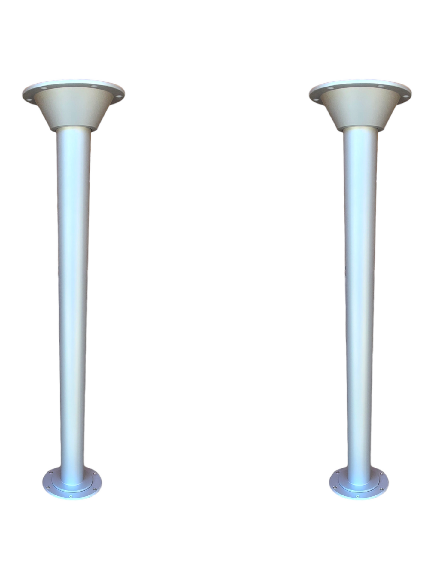 Boat Table Bracket, Table Post & Flush Mount Floor Plate - Stainless Steel