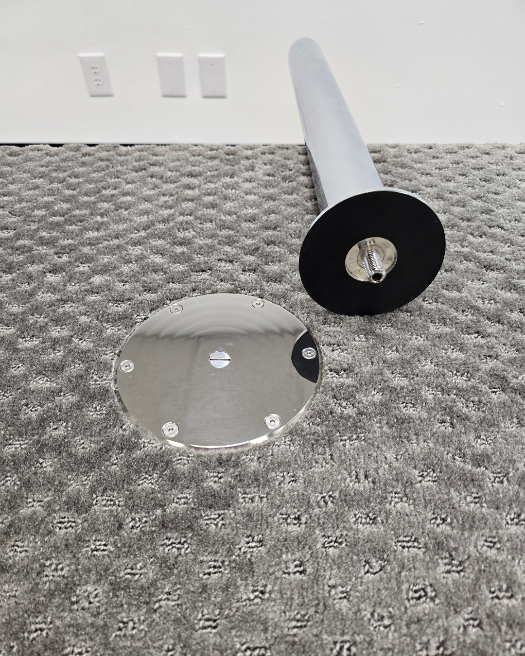 RV Side Tables | RV End Tables - Table Set - 6" Flush Mount Floor Plate / Anti Wobble, Cocktail Design (6 colors)