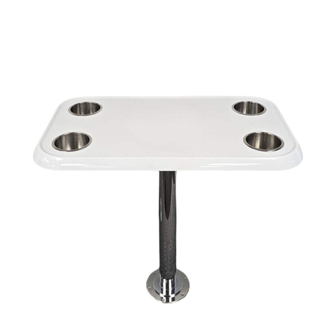 Boat Table Set - 6" Flush Mount Floor Plate / Anti Wobble (6 colors)