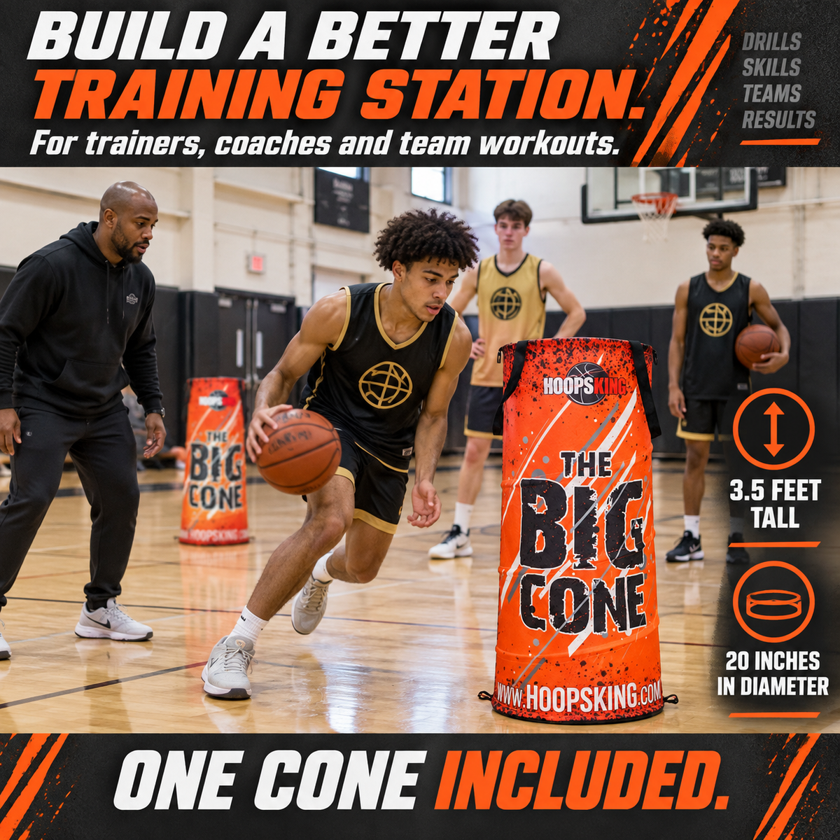The Big Cone -  Pop Up Sports Defender Cone