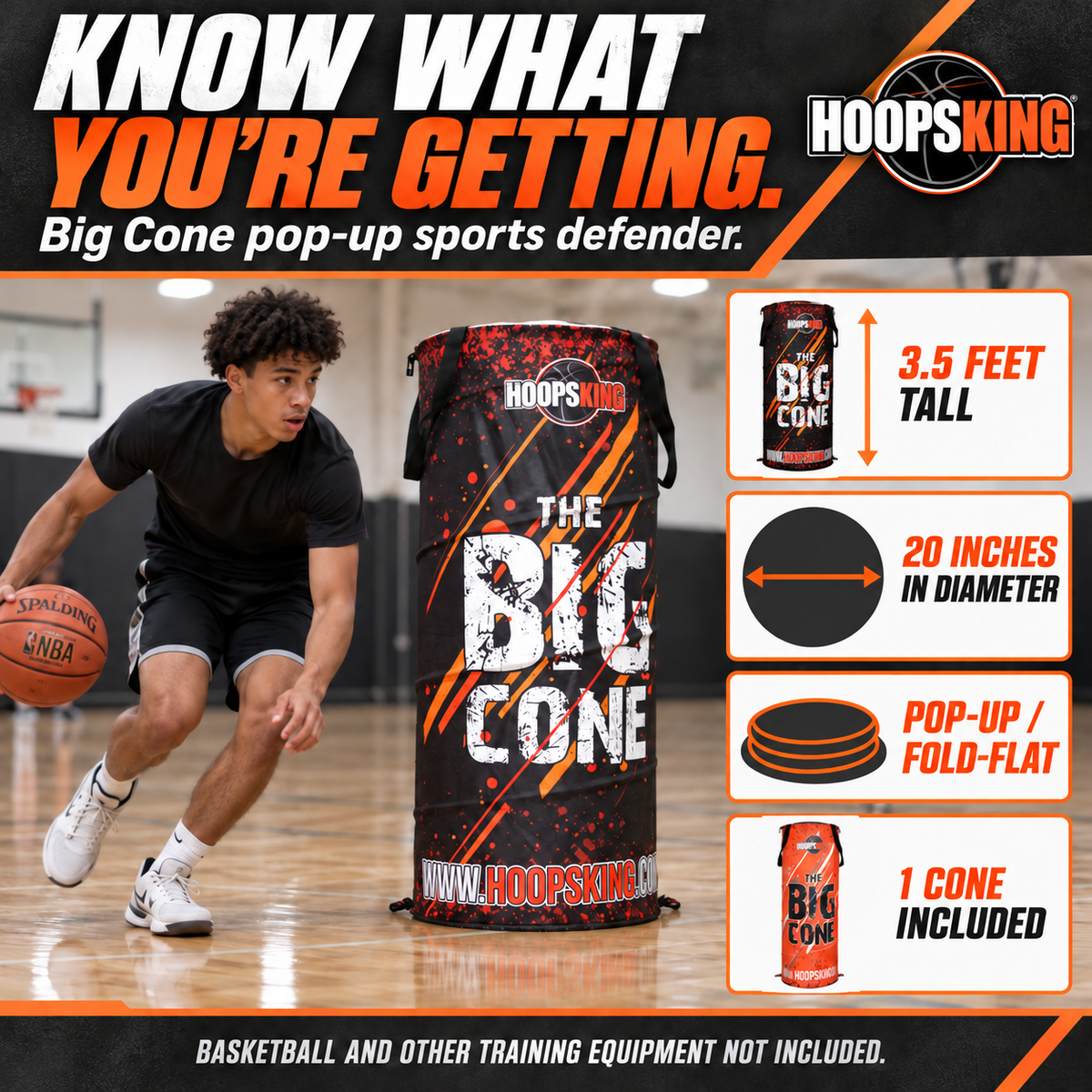 The Big Cone -  Pop Up Sports Defender Cone
