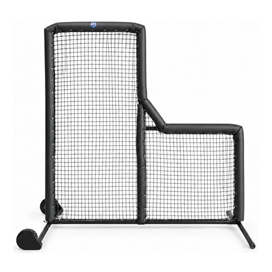 Pro 8x8 L-Screen | Padded Baseball Screen with Pro Wheels