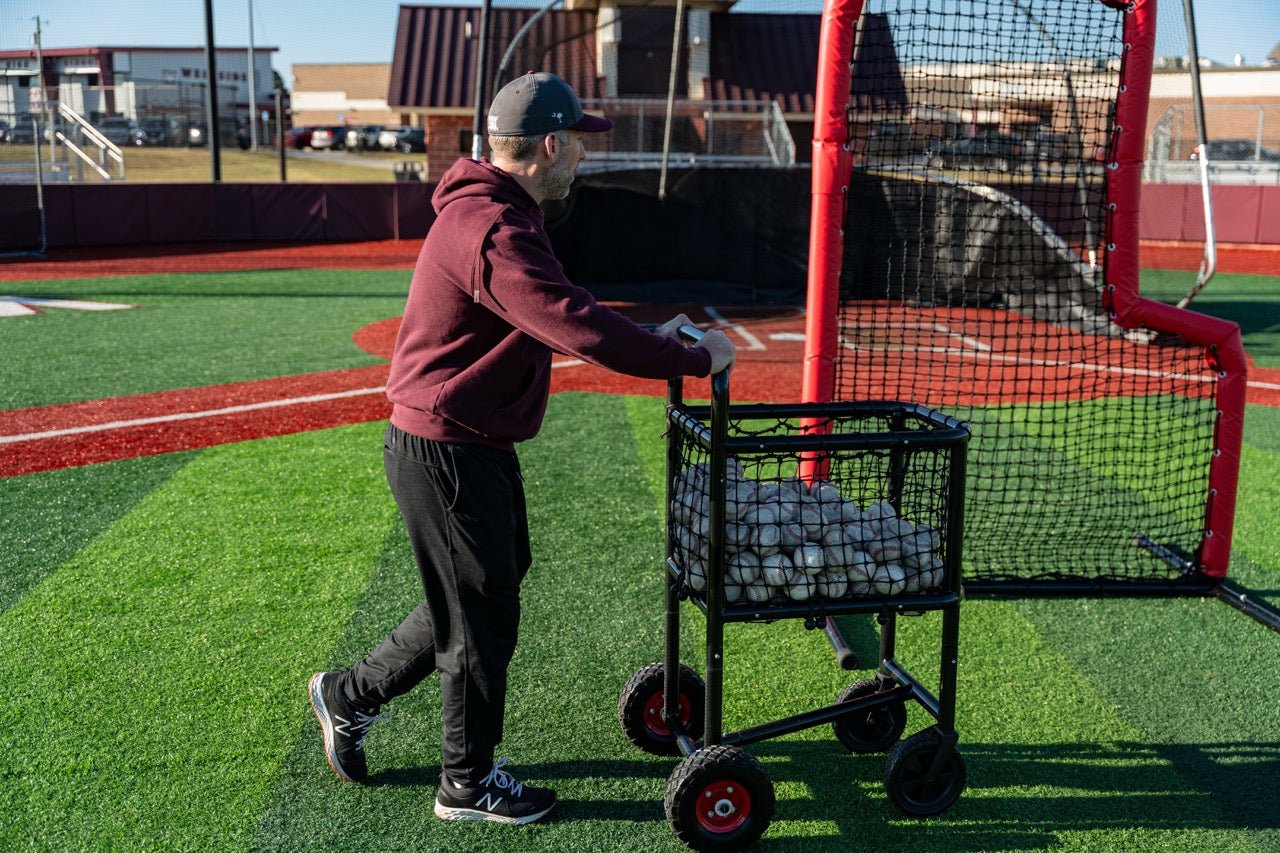NEW 4 Wheel Pro Baseball Cart