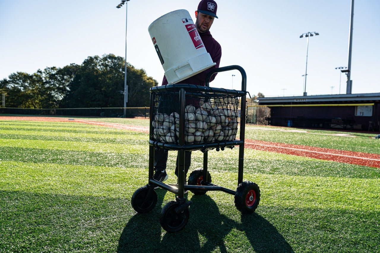 NEW 4 Wheel Pro Baseball Cart