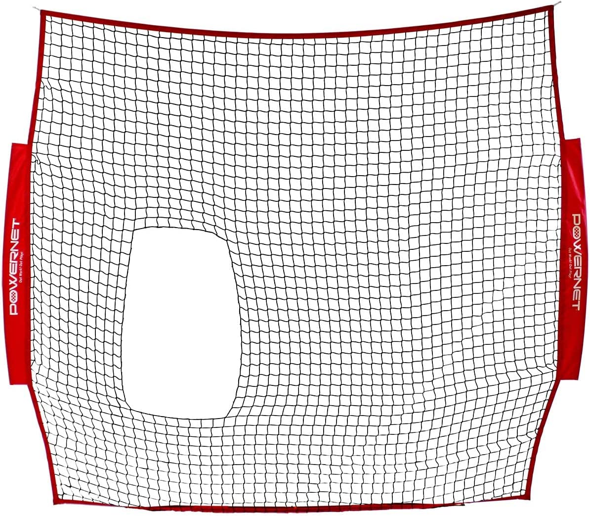 PowerNet 7x7 ft Pitch-Thru Protection Screen for Softball