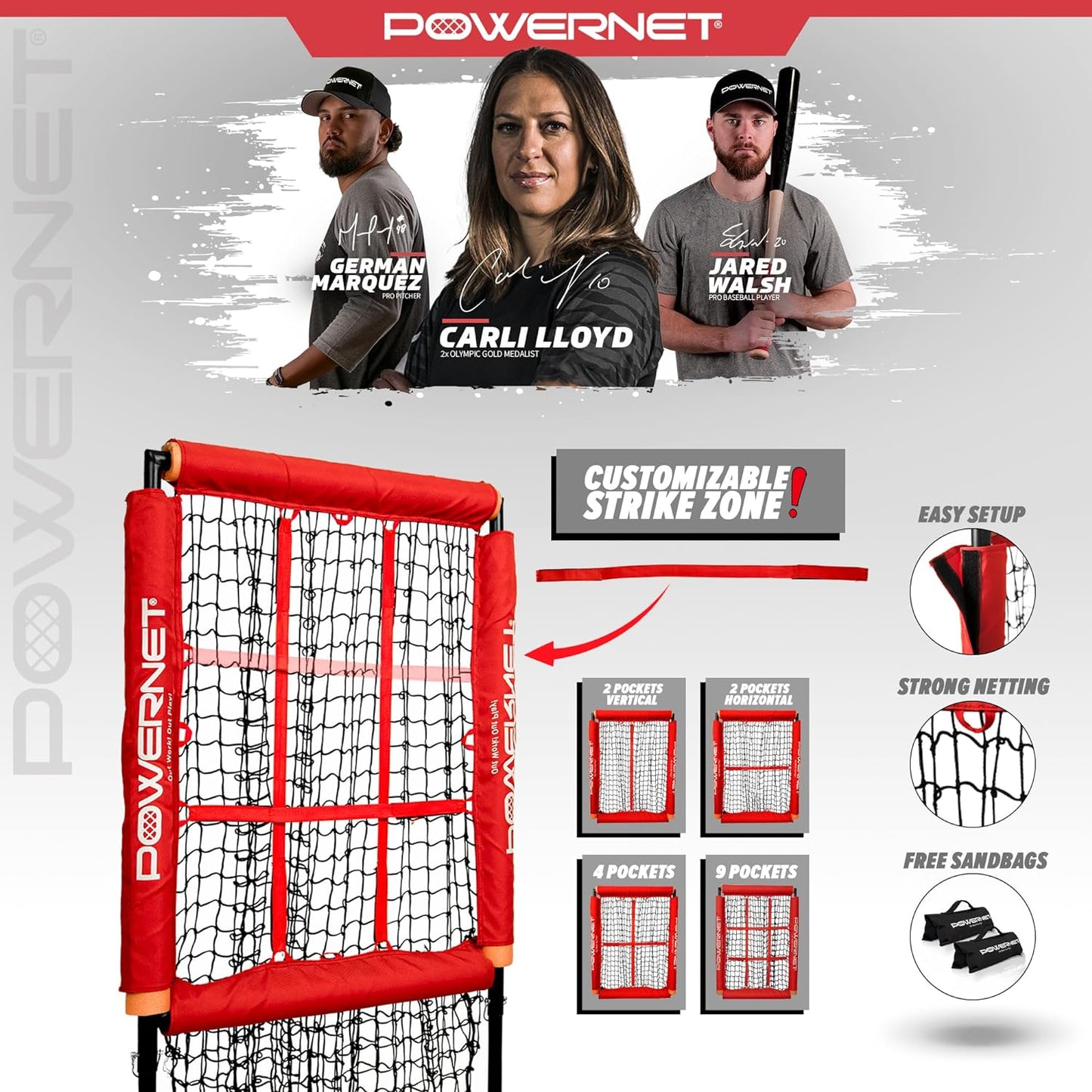 Powernet 9 Pocket Pitch Target Pro