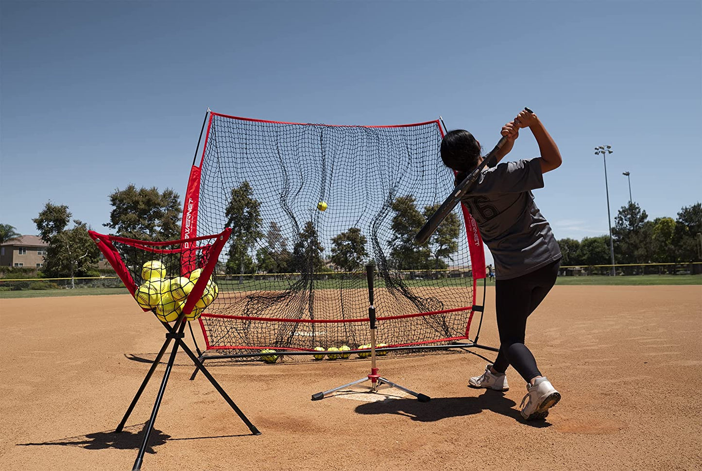 PowerNet Baseball Softball 7x7 Full Mouth Net