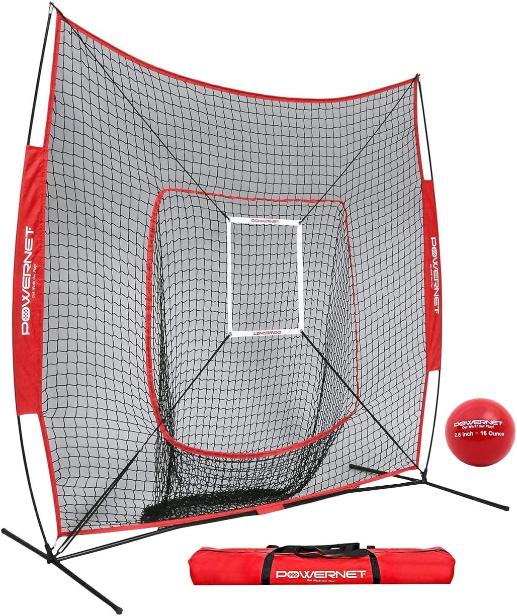 PowerNet DLX 7x7 Baseball Softball Hitting Net