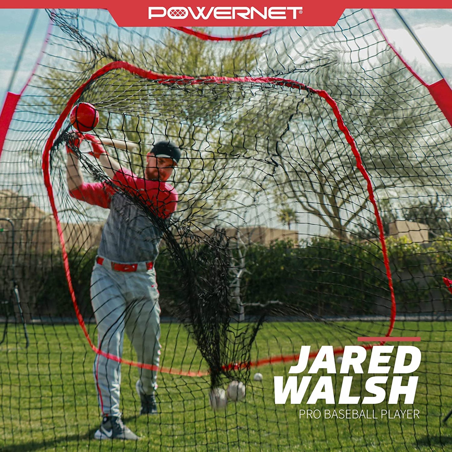 PowerNet DLX 7x7 Baseball Softball Hitting Net