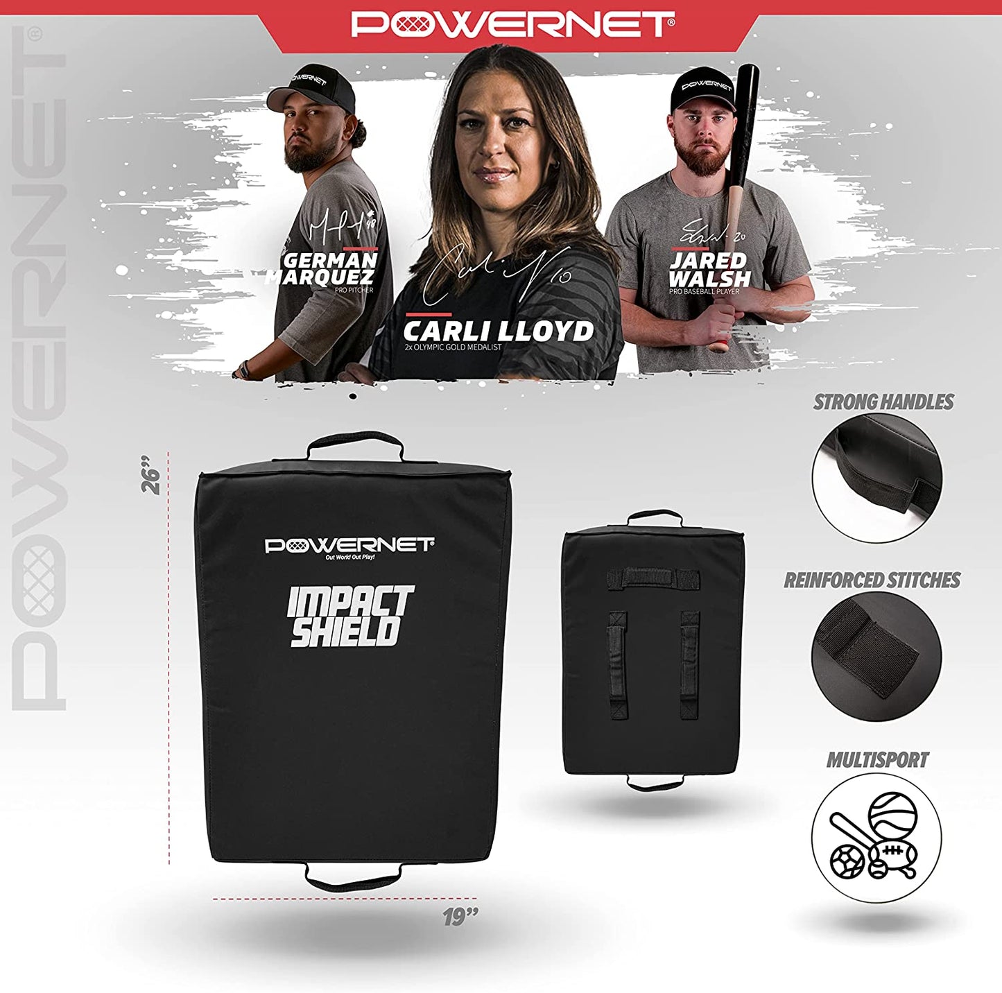 PowerNet Football Impact Shield Pad