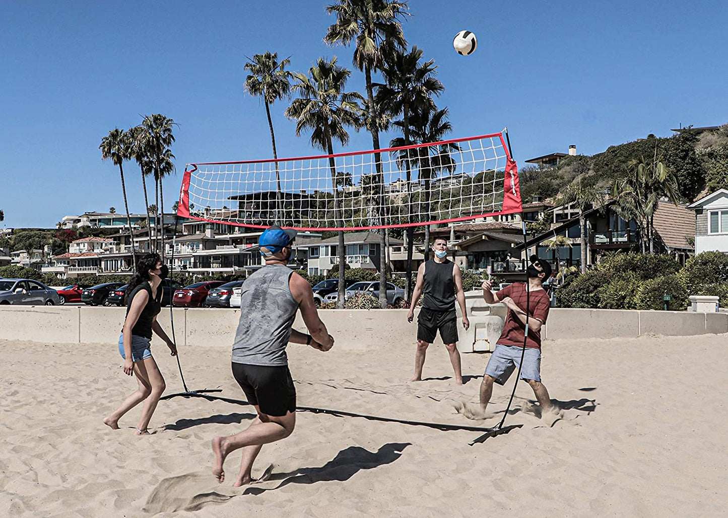 PowerNet Freestanding Volleyball Warm Up Net