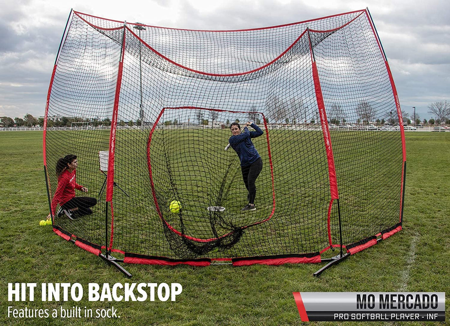 PowerNet Large Portable Baseball Backstop