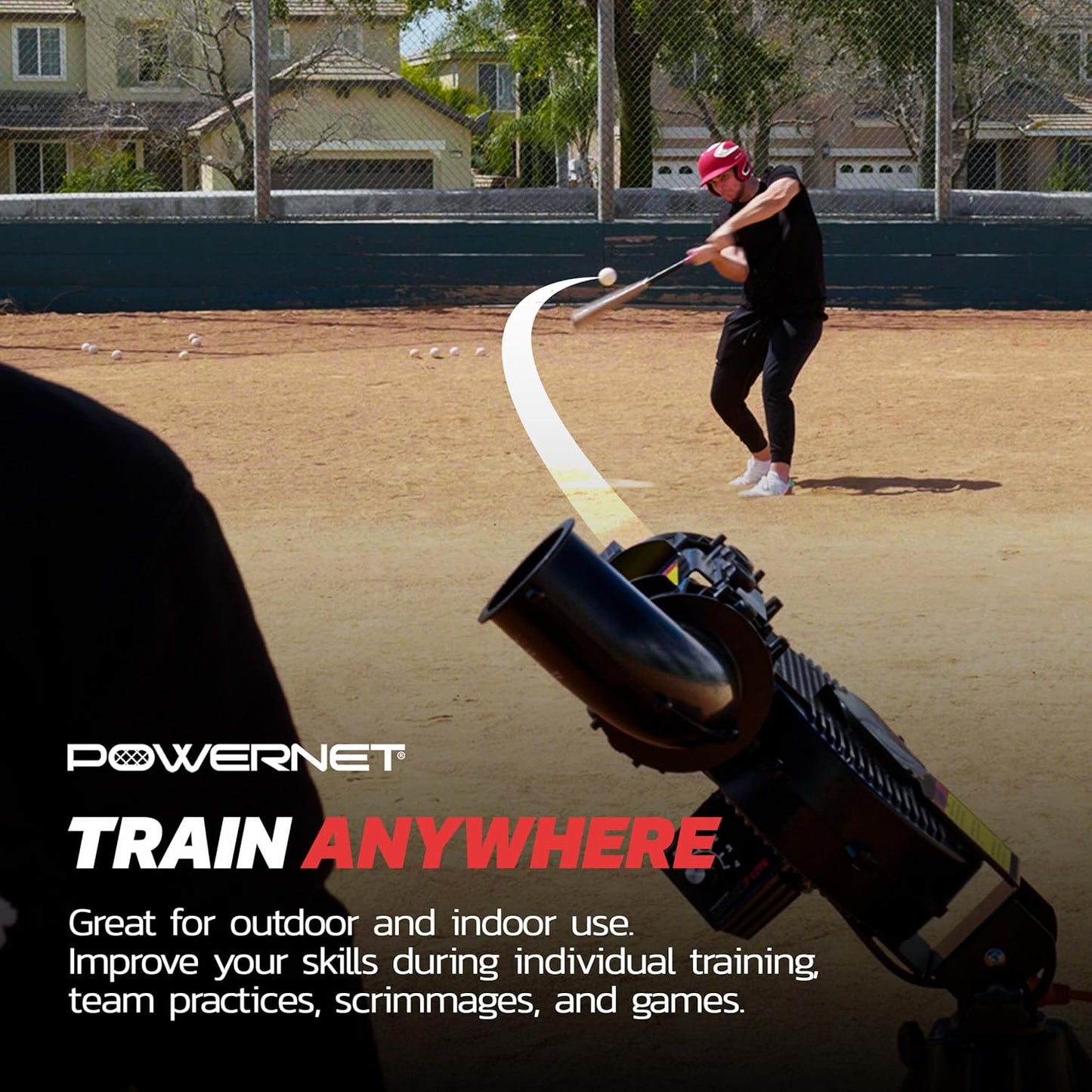 PowerNet Pro Launch F-lite Breaking Ball Machine