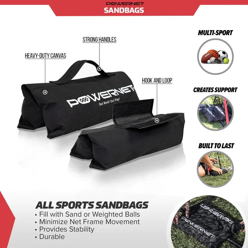 PowerNet Sideline Trainer 7 x 4 FT Football Kicking Net