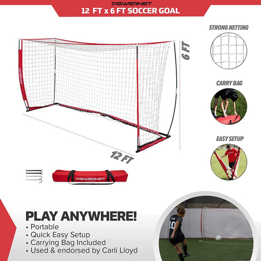 PowerNet Soccer Goal 12 x 6