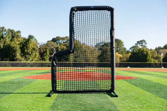Pro 5x7 Baseball L-Screen | #96 Netting & 2-Inch Steel Frame